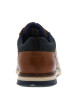 Thumbnail Derbies cognac en cuir à talon plat avec des lacets ronds tressés - Image 6