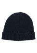 Thumbnail Bonnet marine uni coupe ajustée avec un logo brodé à l’avant - Image 2