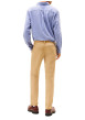 Thumbnail Pantalon Chino en coton beige uni avec une coupe slim à zip et à bouton - Image 7