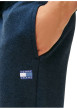 Thumbnail Pantalon Jogging marine uni avec une coupe droite et une taille élastiquée - Image 4