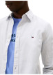 Thumbnail Chemise en coton blanche à rayures avec une coupe droite et col à revers - Image 5