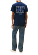 Thumbnail T-shirt en coton lavande imprimé avec une coupe droite et un col rond - Image 3