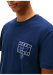 Thumbnail T-shirt en coton lavande imprimé avec une coupe droite et un col rond - Image 5