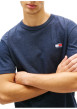 Thumbnail T-shirt marine uni avec une coupe droite et des manches courtes - Image 5