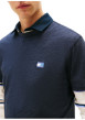 Thumbnail T-shirt marine uni avec une coupe droite et des manches courtes - Image 6