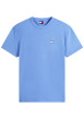 Thumbnail T-shirt bleu uni avec une coupe droite et des manches courtes