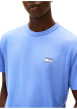 Thumbnail T-shirt bleu uni avec une coupe droite et des manches courtes - Image 5