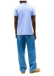 Thumbnail Polo en coton lavande uni avec une coupe droite et un col à revers - Image 3