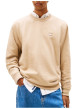 Thumbnail Sweat beige uni avec une coupe droite et des manches longues - Image 2