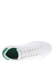 Thumbnail Tennis en cuir blanches et vertes à talon plat avec des lacets - Image 4