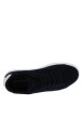 Thumbnail Tennis en cuir bleu marine à talon plateau avec des lacets noirs - Image 4