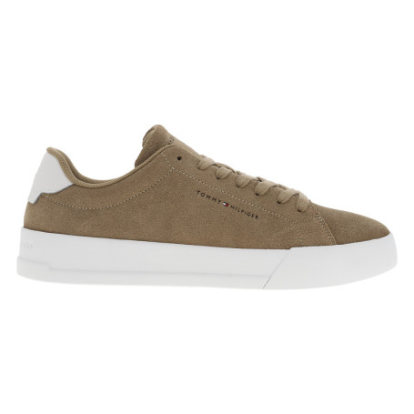 Tennis sable en cuir et doux au toucher avec un...