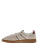 Thumbnail Tennis en cuir sable à talon plat avec des lacets et un revêtement doux - Image 2