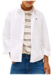 Thumbnail Chemise en coton biologique blanche pourvue d'une fermeture boutonnée - Image 2
