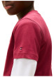 Thumbnail T-shirt en coton bordeaux à coupe droite pourvu d'un imprimé de la marque - Image 4