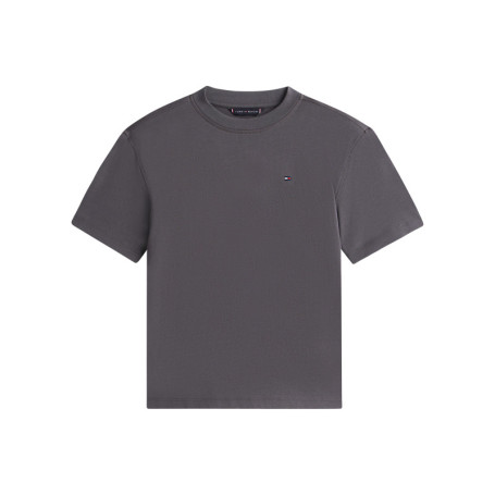 T-shirt en coton anthracite pourvu d'imprimés...