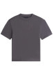 Thumbnail T-shirt en coton anthracite pourvu d'imprimés de la marque dans le dos