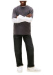 Thumbnail T-shirt en coton anthracite pourvu d'imprimés de la marque dans le dos - Image 5