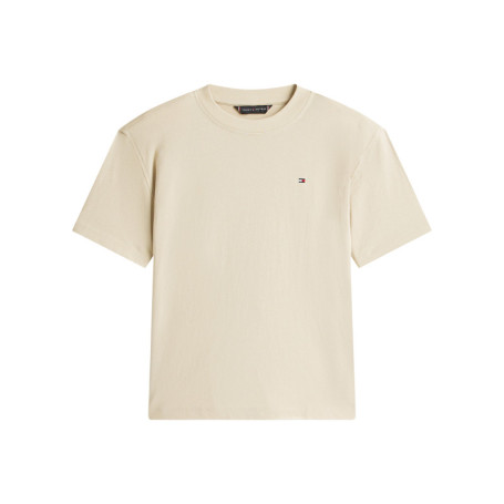 T-shirt en coton écru pourvu d'imprimés de la...