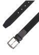 Thumbnail Ceinture noire Denton en cuir effet délavé avec boucle ardillon - Image 3