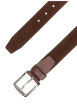 Thumbnail Ceinture brune Denton en cuir effet délavé avec boucle ardillon - Image 2