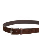 Thumbnail Ceinture brune Denton en cuir effet délavé avec boucle ardillon - Image 3