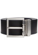 Thumbnail Ceinture noire réversible Hudson en cuir avec boucle ardillon - Image 5