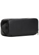 Thumbnail Trousse noire aspect grainé pourvue d'une fermeture zippée argentée - Image 2