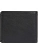 Thumbnail Portefeuille en cuir noir aspect grainé pourvu du nom de la marque - Image 2