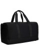 Thumbnail Sac weekender noir en maille lisse pourvu d'une bandoulière plate - Image 2