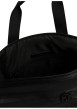 Thumbnail Sac weekender noir en maille lisse pourvu d'une bandoulière plate - Image 3