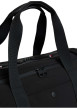 Thumbnail Sac weekender noir en maille lisse pourvu d'une bandoulière plate - Image 4