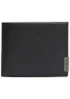 Thumbnail Portefeuille en cuir noir aspect grainé pourvu d'une plaque embossée