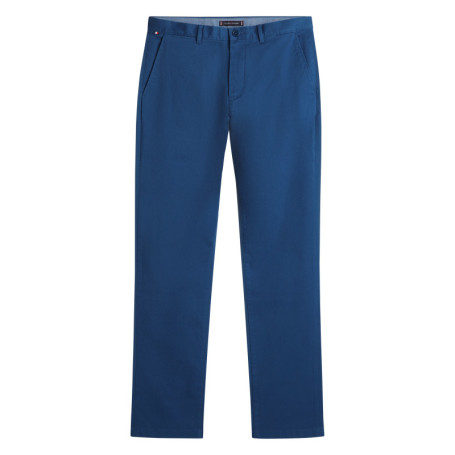 Pantalon Chino Denton en coton bleu à coupe...