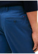 Thumbnail Pantalon Chino Denton en coton bleu à coupe droite pourvu de poches plaquées - Image 4