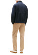 Thumbnail Blouson marine à coupe ajustée pourvu d'un col boutonné et de manches longues - Image 4