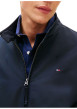 Thumbnail Blouson marine à coupe ajustée pourvu d'un col boutonné et de manches longues - Image 5