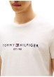 Thumbnail T-shirt en coton écru à coupe droite pourvu du nom de la marque brodé - Image 3