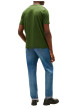 Thumbnail T-shirt en coton vert à coupe droite pourvu d'un col rond et de manches courtes - Image 3