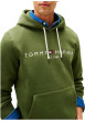 Thumbnail Sweat vert à coupe ajustée pourvu d'un col à capuche avec cordons de serrage - Image 4