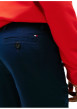 Thumbnail Short Chino en coton marine à coupe droite pourvu de multiples poches - Image 4