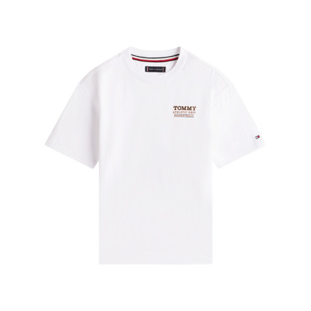 T-shirt en coton blanc pourvu d'une coupe...
