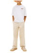 Thumbnail T-shirt en coton blanc pourvu d'une coupe droite et d'un col rond - Image 5