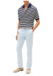 Thumbnail Pantalon chino Denton en coton ciel à coupe droite pourvu de poches plaquées - Image 5