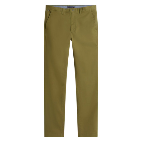 Pantalon chino Denton en coton kaki à coupe...