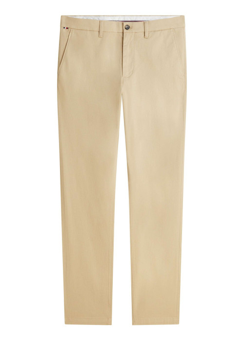 Pantalon chino Bleecker en coton mélangé beige pourvu d'une coupe slim