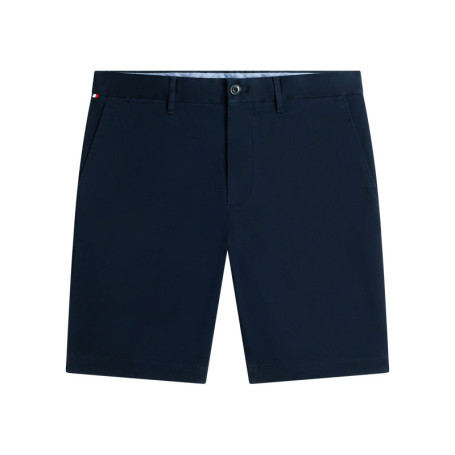 Short chino Denton en coton marine à coupe...