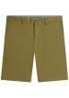 Thumbnail Short chino Denton en coton kaki à coupe droite pourvu de multiples poches