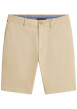 Thumbnail Short chino Denton en coton beige à coupe droite pourvu de multiples poches