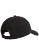 Thumbnail Casquette en coton biologique noire unie avec fermeture strapback - Image 2